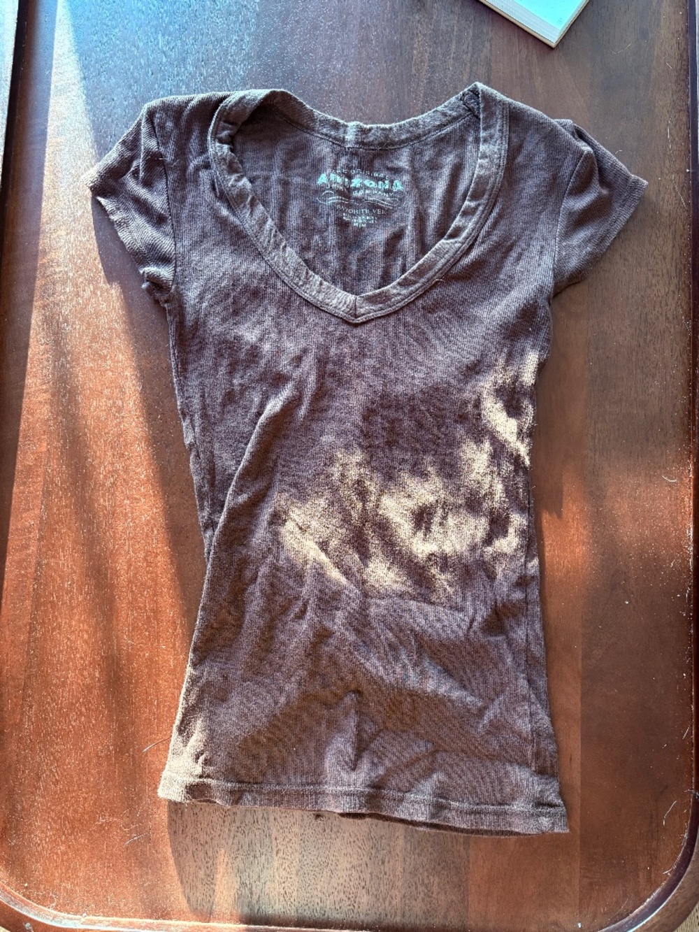 Y2k V neck bodycon top
